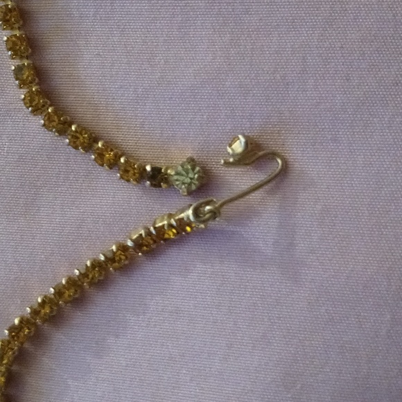 Vintage Rhinestone Choker - Picture 4 of 6